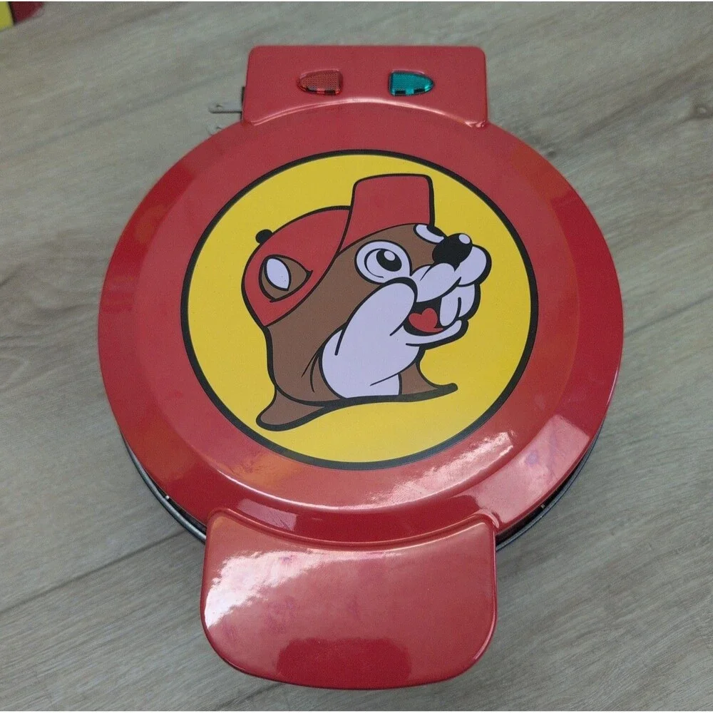 Buc-ees Waffle Maker Iron  Buccees Beaver Tested